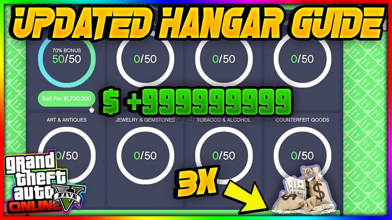 *NEW UPDATED 2022* GTA 5 Online Hangar Business Money Guide (3X More Money)