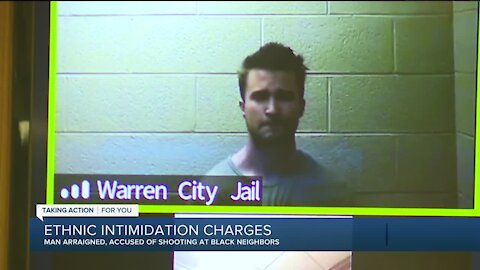 Man charged with ethnic intimidation in Warren racist vandalism case