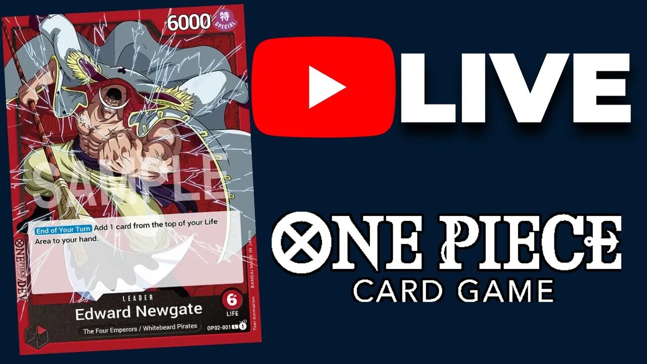 Whitebeard (Red) DeckBuilding & Playtesting (OP03) | One Piece Card Game