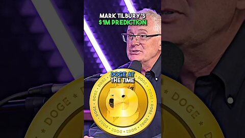 How Mark Tilbury Knew Doge Coin was going to Tank!#shorts