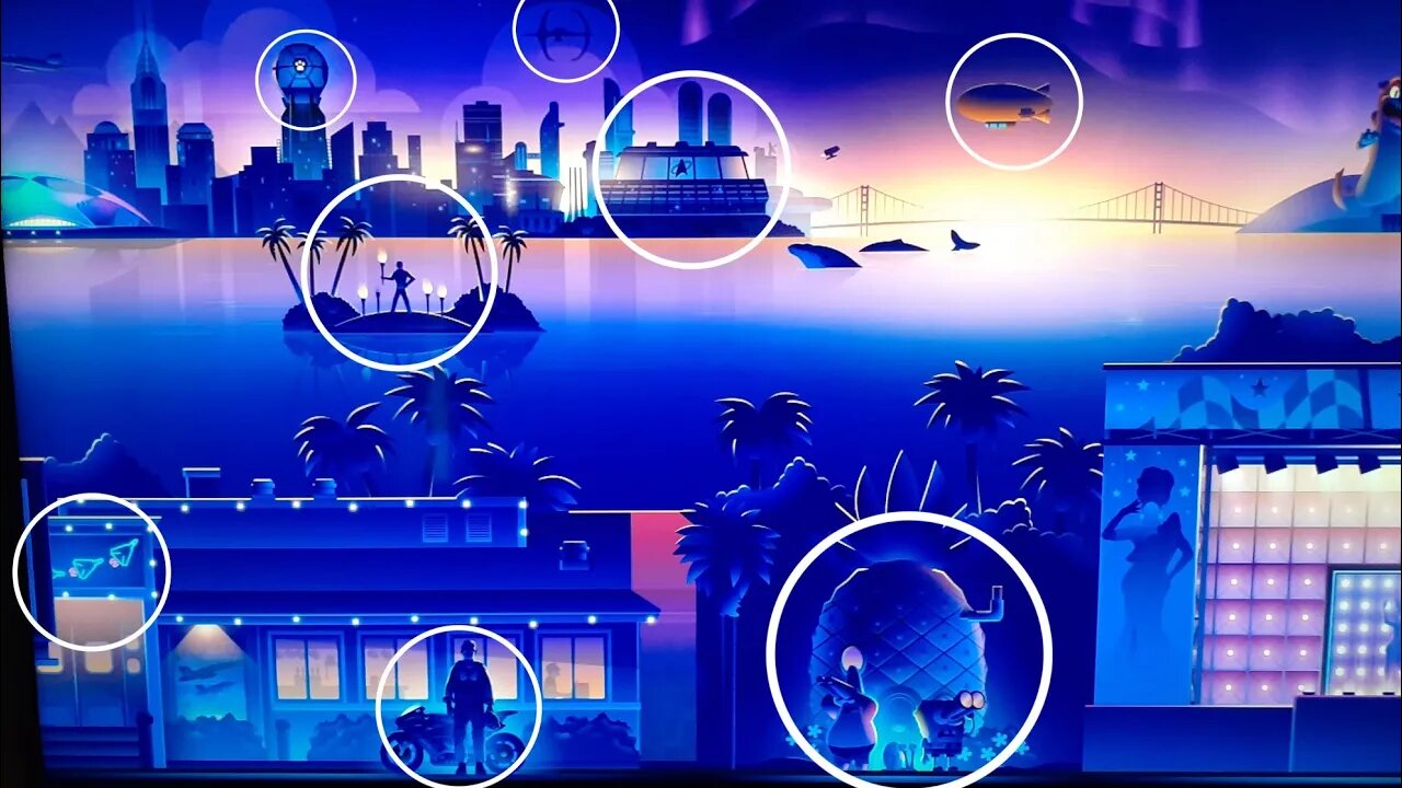 ROKU TV SUMMER 2023! Scrolling Screensaver/ Find All The Hidden Movies and EASTER EGGS!