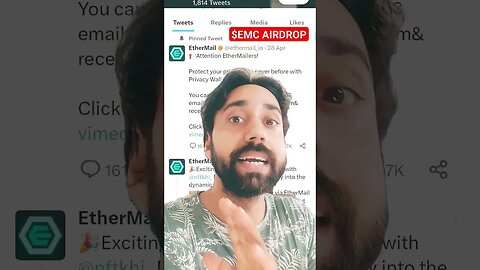 EtherMail Airdrop Alert⚠️ Claim EMC tokens 🤑🤑