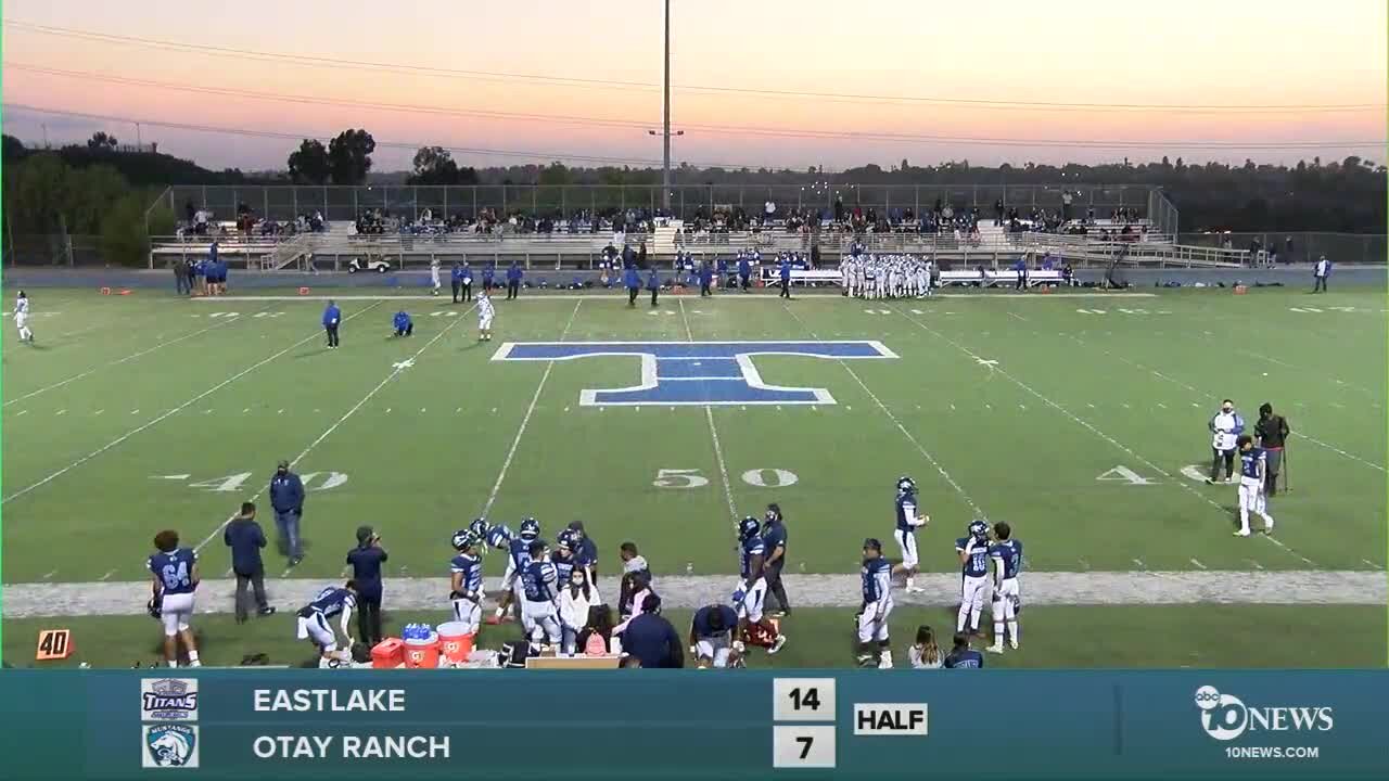2 PREP FOOTBALL LIVE STREAM: Eastlake vs Otay Ranch