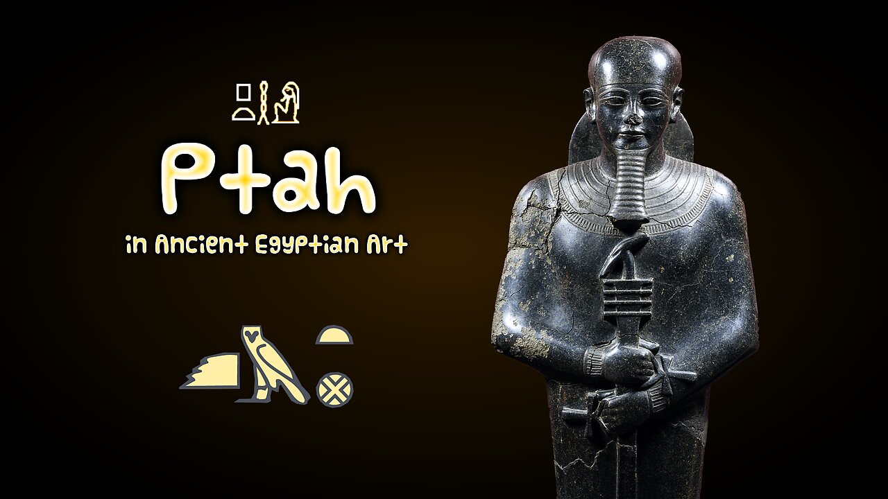 Ptah the god of art and creativity in the Ancient Egyptian Art