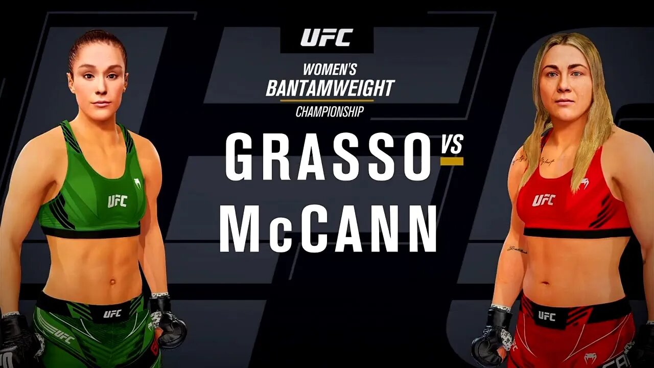 EA Sports UFC 4 Gameplay Molly McCann vs Alexa Grasso