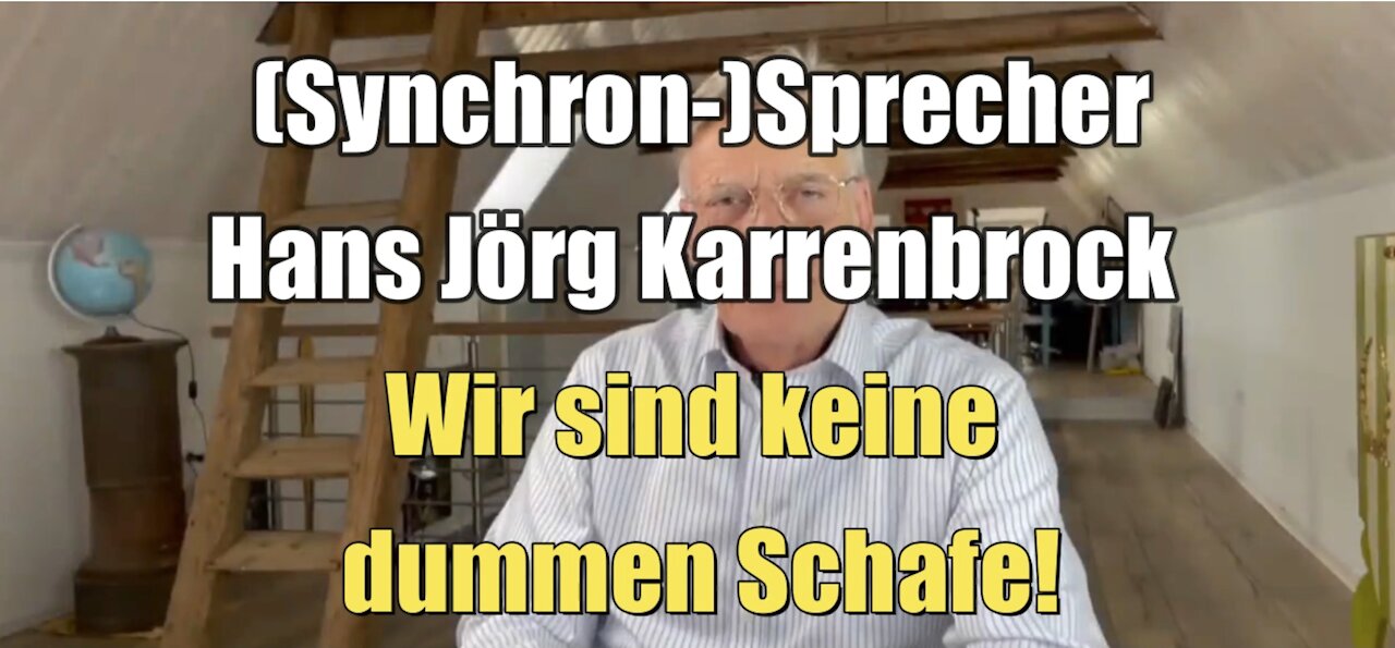 Die Bürger sind keine dummen, fügsamen Schafe: Klartext von Sprecher Hans-Jörg Karrenbrock (2021)