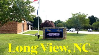 Long View, NC, Town Center - Small Towns - Non-Walk & Talk Tour - Vlogging America