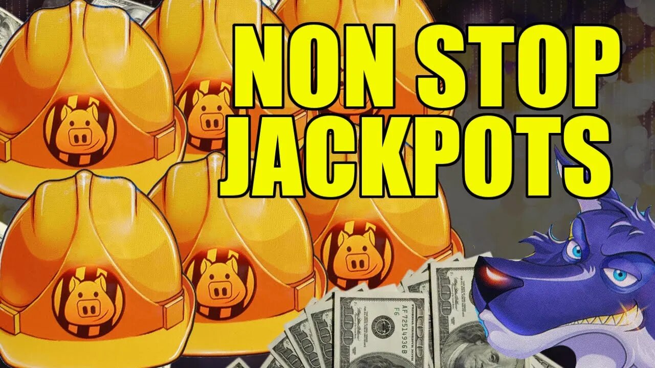 More Huff N Puff Jackpots! $50 High Limit Lock It Link Slots