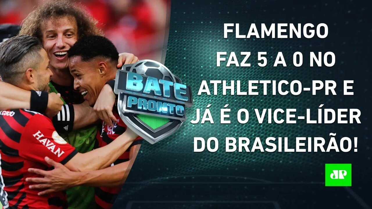 Flamengo MASSACRA e JÁ É VICE-LÍDER; Palmeiras VENCE Corinthians e DISPARA! | BATE-PRONTO – 15/08/22