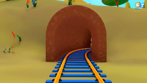 Cocomelon Color Train - Wheels on the Train -Baby Nursery Rhymes