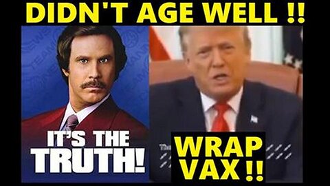 TRUMP REPELLING THE VAXX - TRUMP PUSHING THE VAX