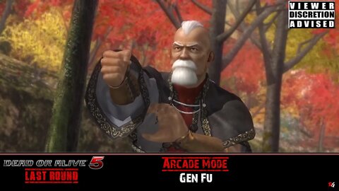 Dead or Alive 5 Last Round: Arcade Mode - Gen Fu