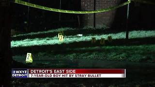 7-year-old boy shot on Detroit's east side