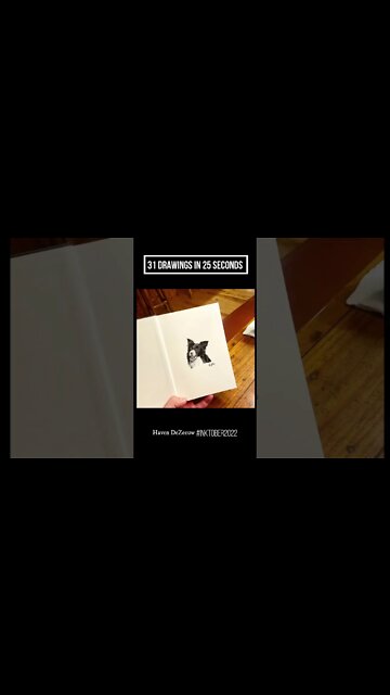 Inktober 2022 in 25 seconds! #inktober #inktober2022 #drawing #art #artist #artwork