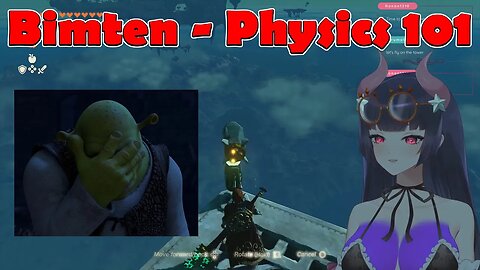 @bimtenvt - Zelda Physics 101 #vtuber #clips