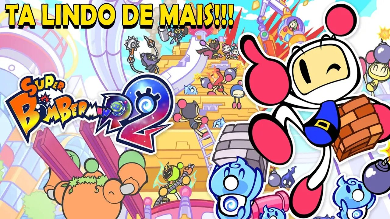 O NOVO BOMBERMAN TA MUITO LINDO - Super Bomberman R2 #sbr2 #keymailer