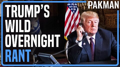 Trump Very Sick, Middle-of-Night Explosion