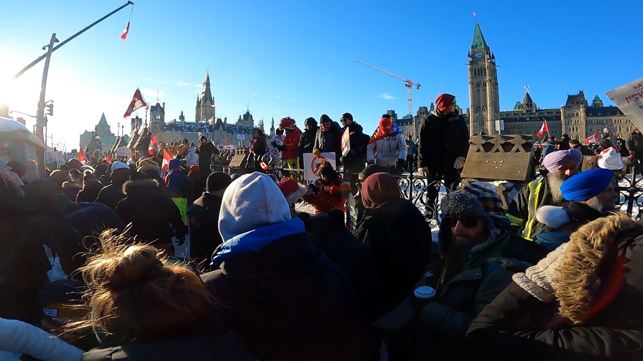 Freedom Convoy 2022 Ottawa Canada Truckers part 2 of 3 - HD 1080p