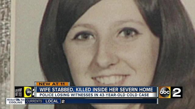 43 years later, still no arrests after wife stabbed, killed inside Severn home