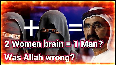 Was Allah wrong? "2 Women brain = 1 Man?" Live Hot Debated