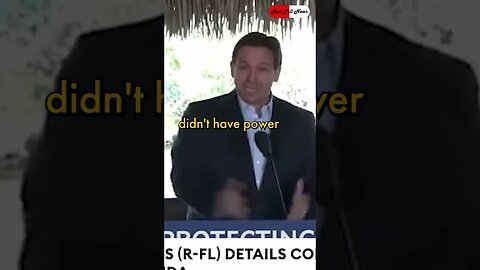 DeSantis CALLS OUT Globalists 🤜🎤 #shorts #savage #desantis