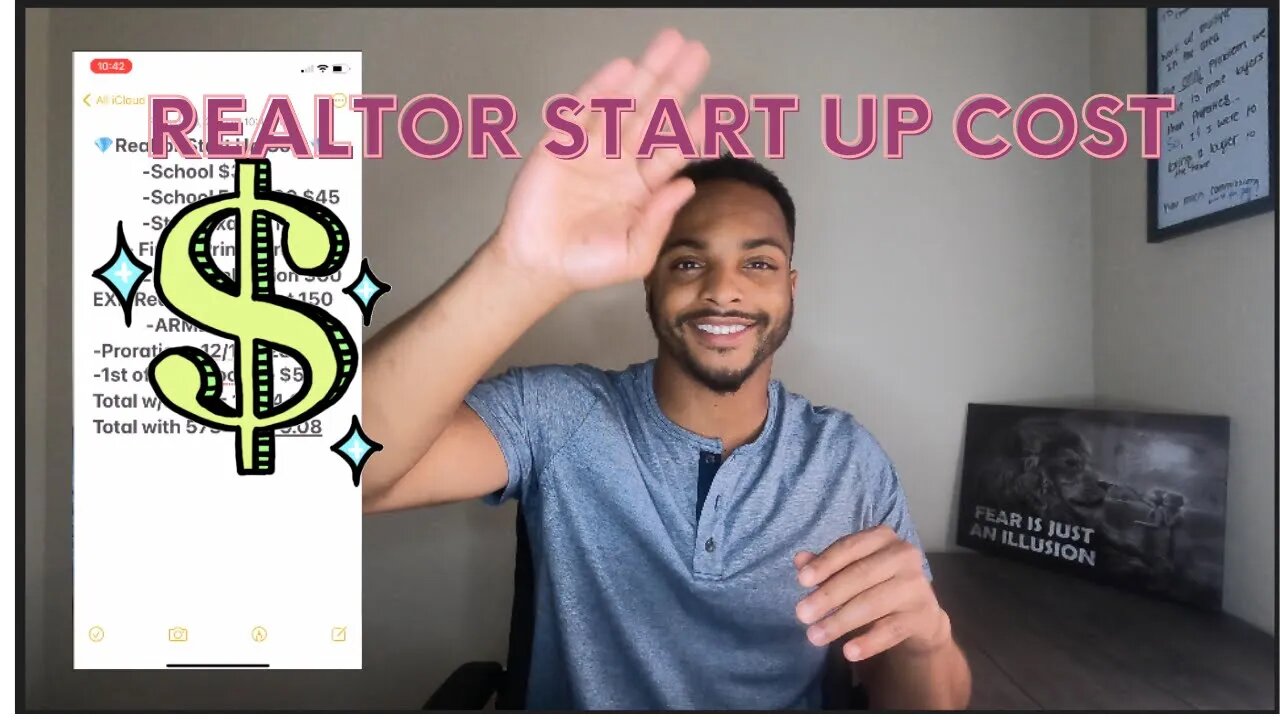 How Much Does it Cost to be a Realtor in the USA? #realtorstartupcost #steps2success #realtor #USA
