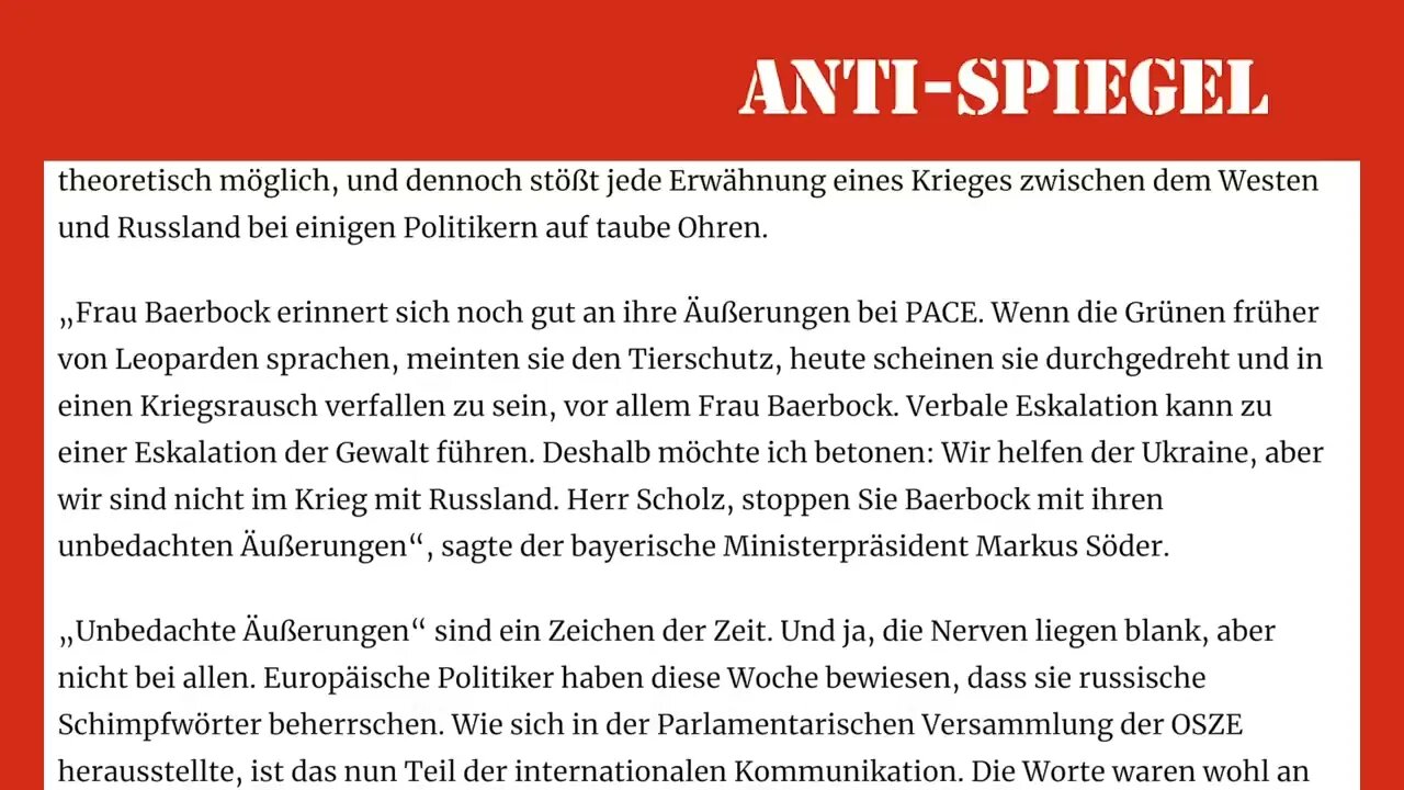 „Kiews Propaganda-Fiasko in Berlin“