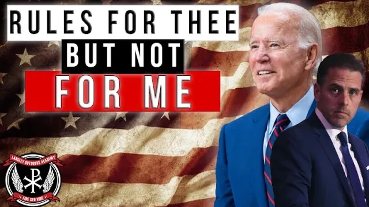 HYPOCRISY: Biden gives Hunter a PASS on a FELONY, while your Rights are under ASSAULT...