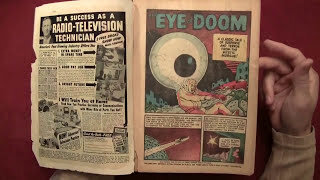 Reading Comics: Mystic #6, Basil Wolverton's 'The Eye of Doom!', 1952 -- ASMR -- Male, Soft-Spoken