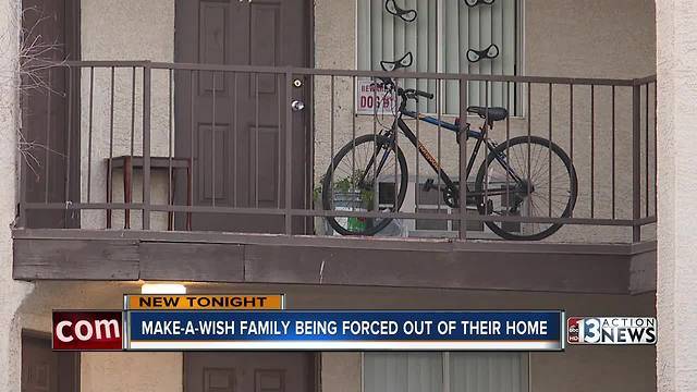 Make-A-Wish family forced out of home