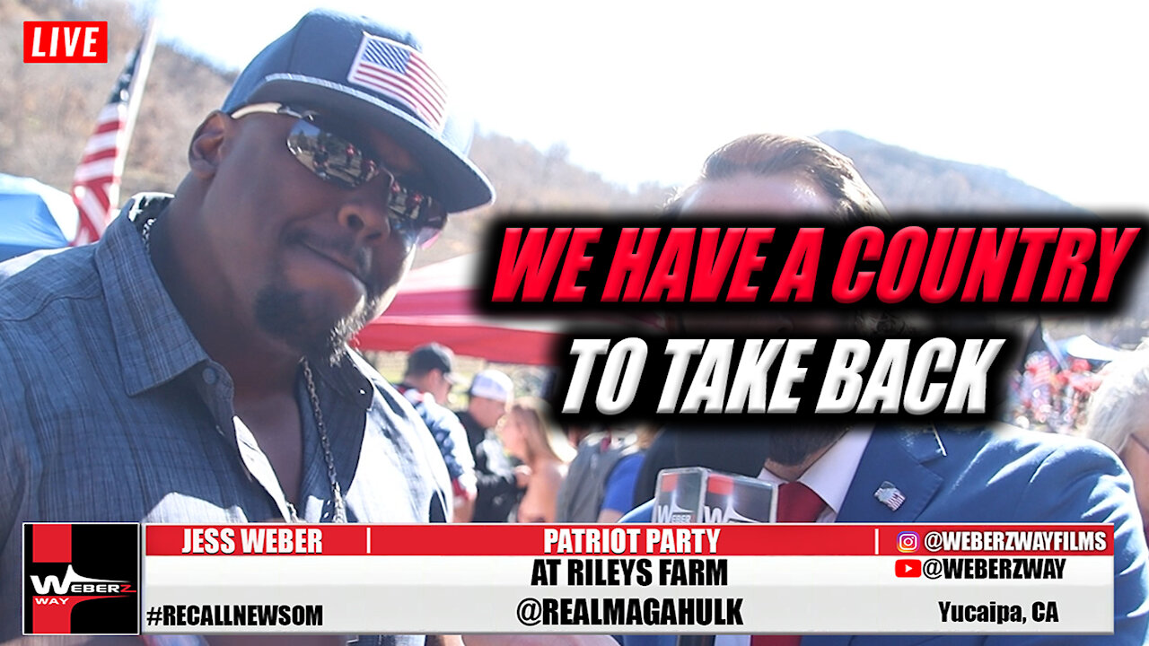 WE HAVE A COUNTRY TO TAKE BACK