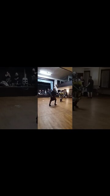 Poleaxe vs Shieldman - tail of the poleaxe to sword-arm throw #hema