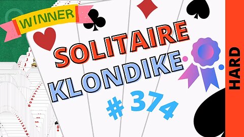 Microsoft Solitaire Collection - Klondike - HARD Level - # 374