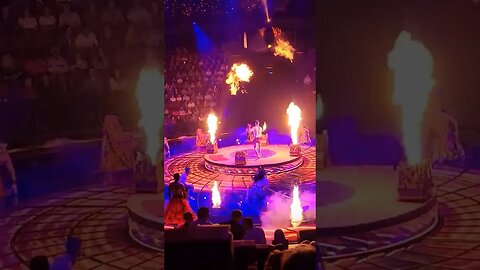 The Awakening fire throw scene - Wynn, Las Vegas #lasvegas #theawakening