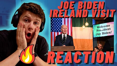 IRISH MAN REACTS TO Joe Biden IRELAND Visit Highlights