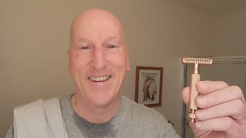 The Ascension Twist-Adjustable Double Open Comb Safety Razor CNC Machined & Satin Finish Copper