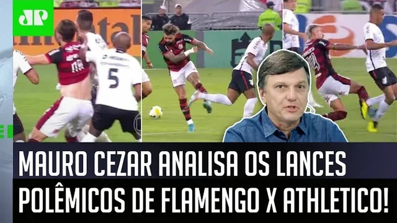 "Pra mim, a ARBITRAGEM desse Flamengo x Athletico-PR foi..." Mauro Cezar FALA TUDO!