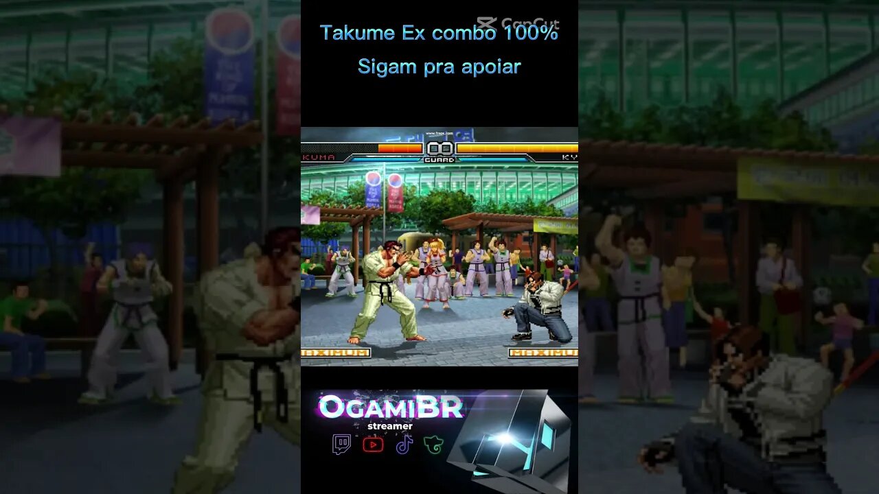 Takuma Ex kof 2002 um 100% combo #combo #combo100 #kof2002 #kof2002um #snk #kof #thekingoffighters