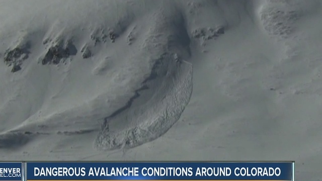 Dangerous avalanche conditions around Colorado