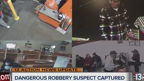 UPDATE: Police capture dangerous robbery suspect