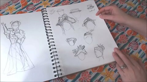 Costume Design Class Sketchbook Tour & "Redraw This"