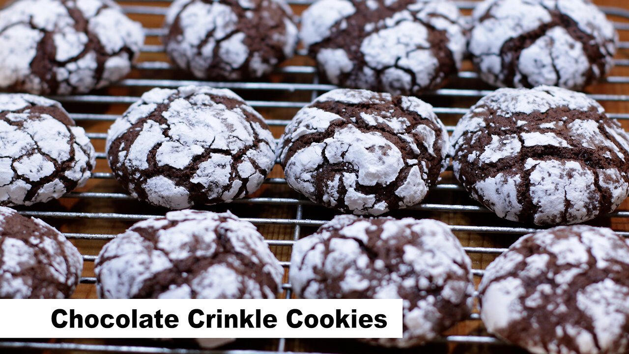 Yummy Chocolate Crinkles Recipe