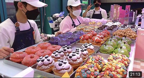 Incredible 40 types of high quality colorful donuts🍩Part1