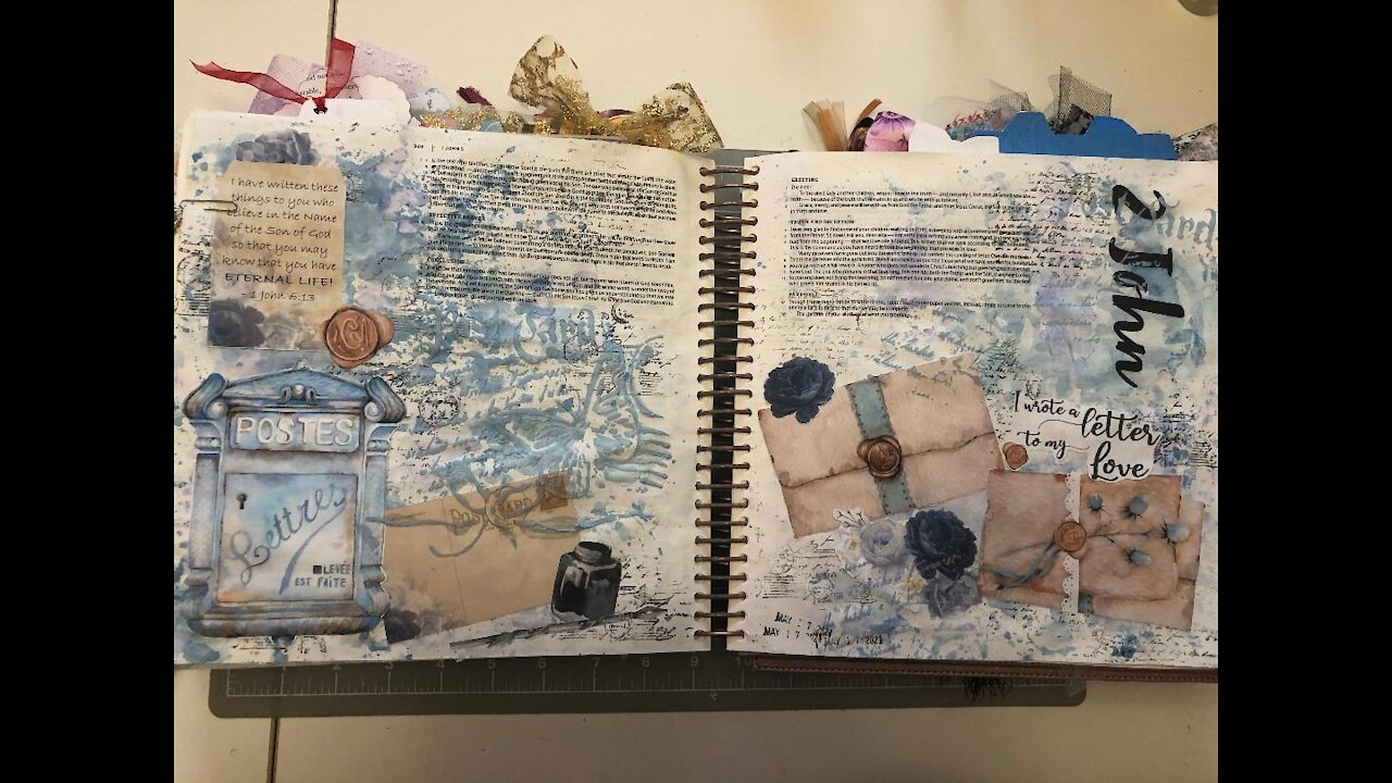 Let's Bible Journal 1 & 2 John (from Lovely Lavender Wishes)