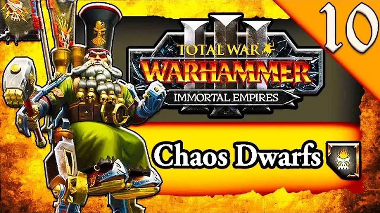 VICTORY! BUT.... Total War Warhammer 3: Immortal Empires: Chaos Dwarfs Astragoth Campaign #10