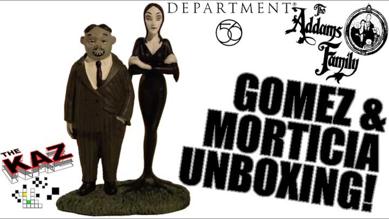 Gomez & Morticia Department 56 Figurines Unboxing