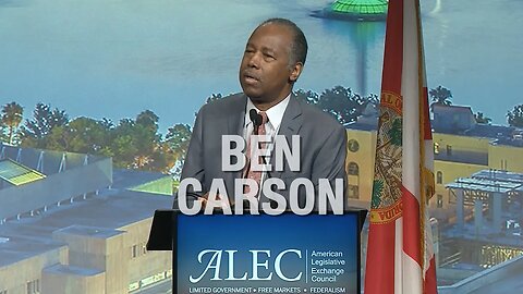 Dr. Ben Carson, former U.S. Sec. of HUD at ALEC Annual Meeting 2023