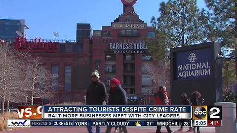 Baltimore businesses work to attract visitors despite crime rate