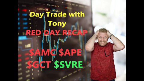 Day Trade With Tony - BIGGEST Red Day Of The Year!! -$64k