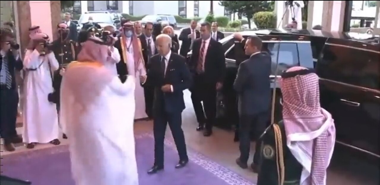 Biden Fist Bumps MBS, Who He Called A Pariah